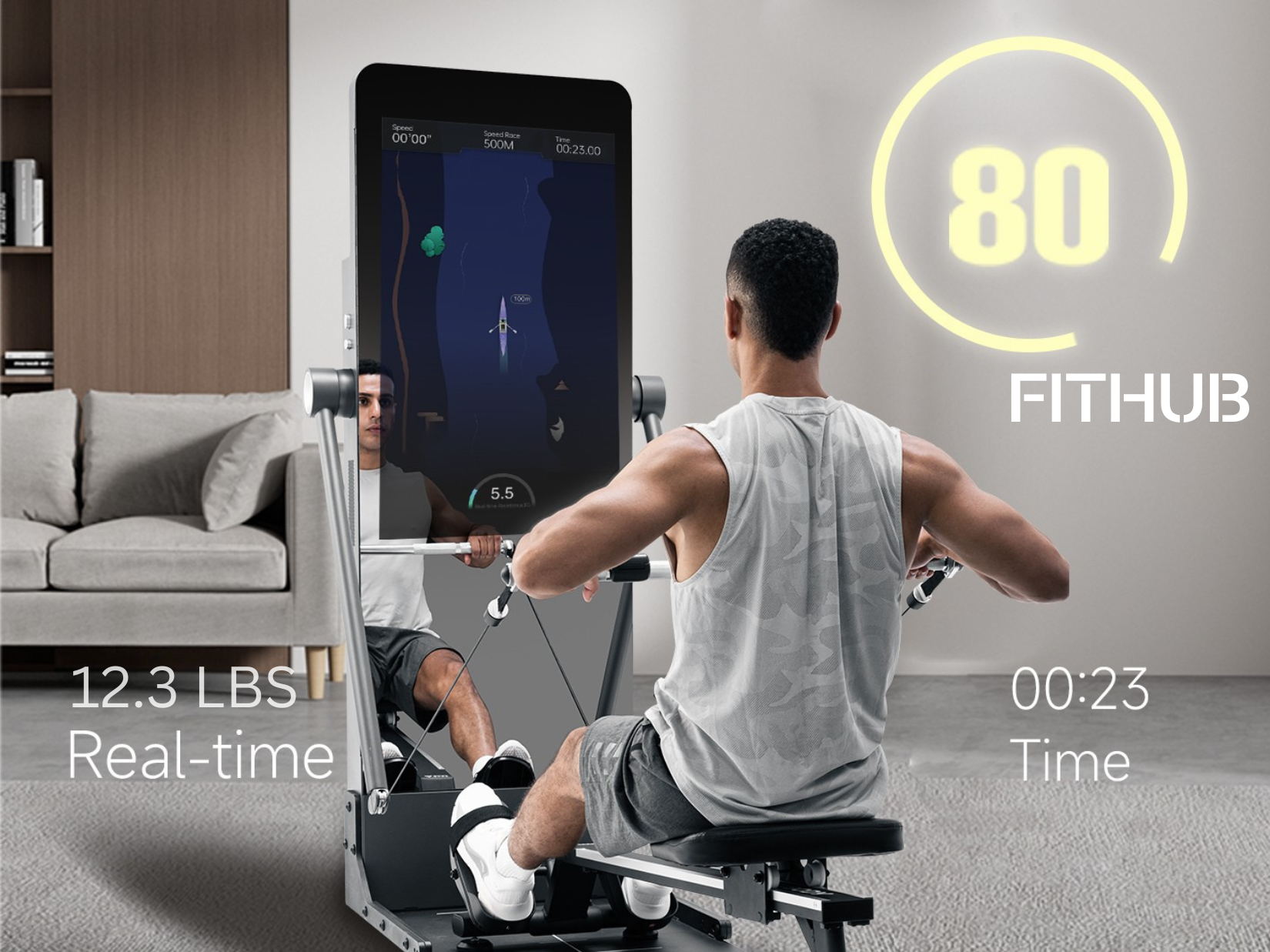 Trainer Titan Rower Rowing Bench Add On (PRO PACKAGE) – Fit Hub